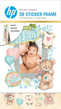 HP Moment Makers 3D Baby Sticker Frame/Easel Kit