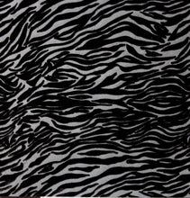 The Paper Studio Black Zebra Flocked 12 x 12 Specialty Paper