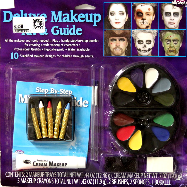 Fun World Deluxe Makeup Kit & Guide