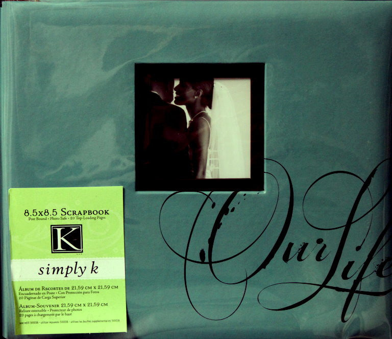 K & Company Simply K 8.50 x 8.50 Top Loading Scrapbook Album - SCRAPBOOKFARE