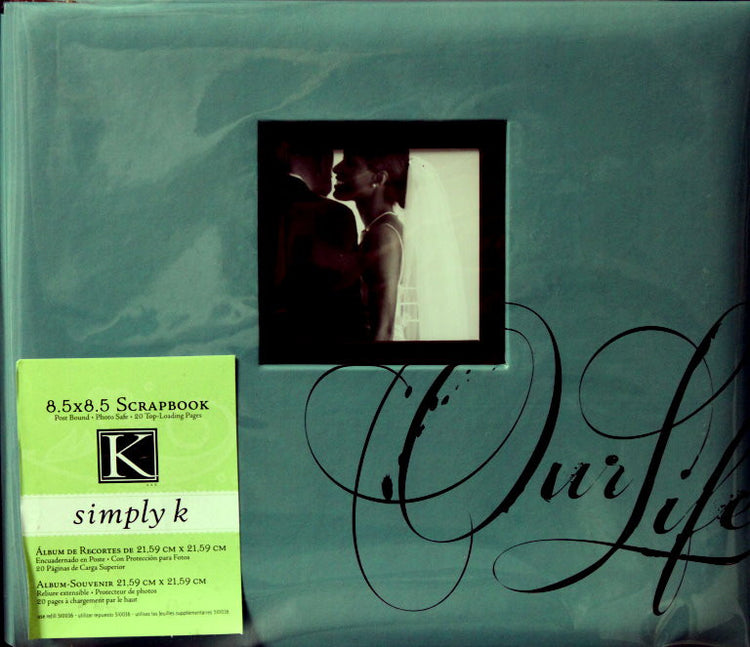 K & Company Simply K 8.50 x 8.50 Top Loading Scrapbook Album - SCRAPBOOKFARE