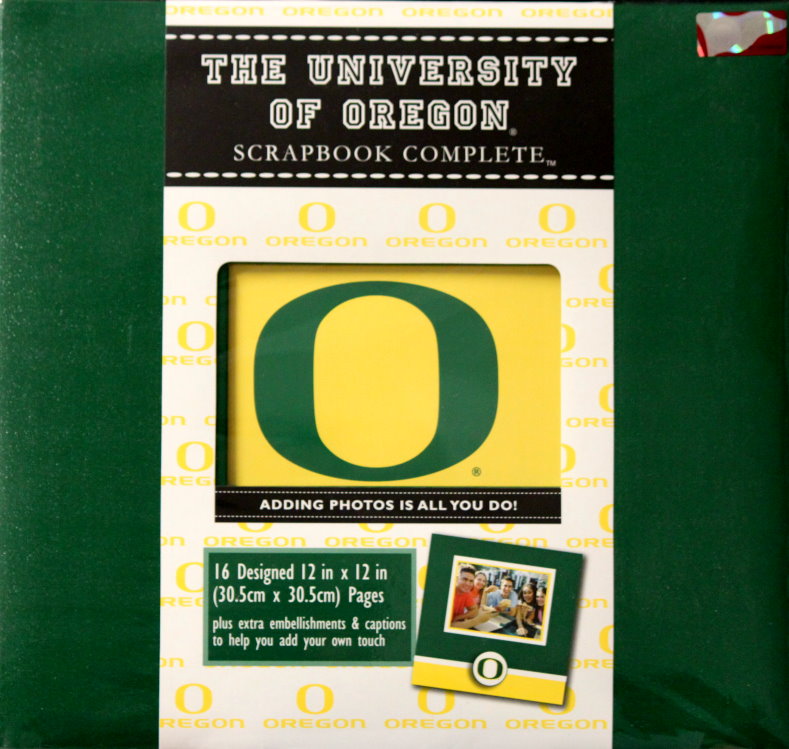 Officially Licensed The University Of Oregon 12 x 12 Complete Scrapbook Album