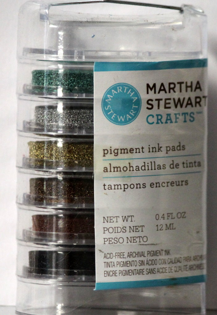 Martha Stewart Crafts Precious Metals Pigment Ink Pads Set