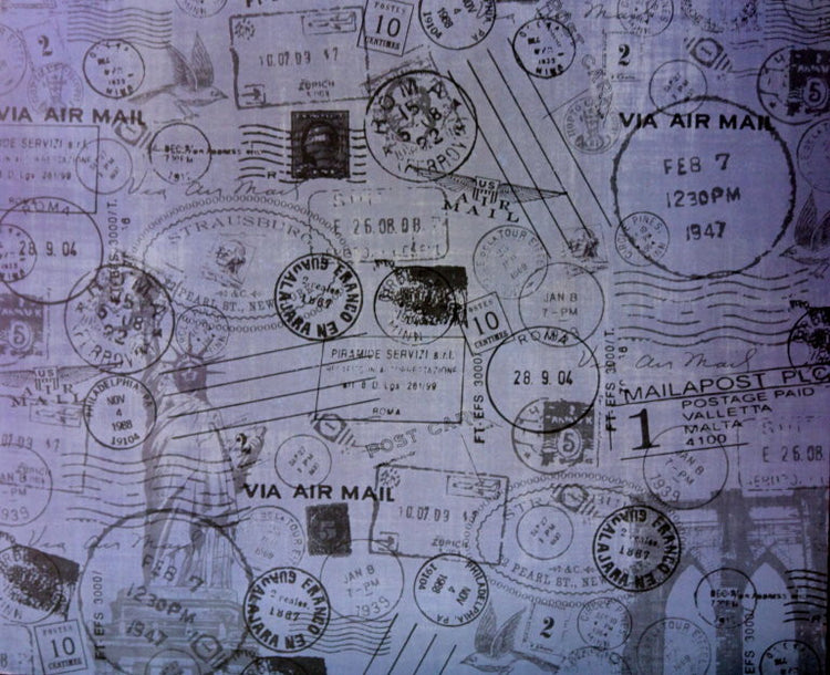 DCWV 12 X 12 Brooklyn Postmarks Cardstock Scrapbook Paper - SCRAPBOOKFARE