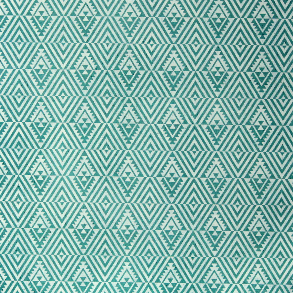 The Paper Studio 12 X 12 Boho Vibes Teal Chevron Textured Scrapbook Paper