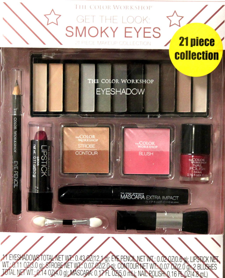 The Color Workshop Smoky Eyes 21 Piece Collection Gift Set