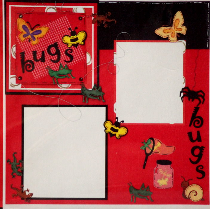 Bugs 12 x 12 Scrapbook Pages Kit