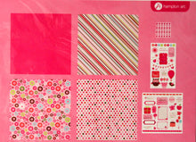 Ki A Color Story Pink 12 x 12  Scrapbook Page Kit
