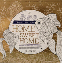 Travel Edition Home Sweet Home Coloring Book For Adults