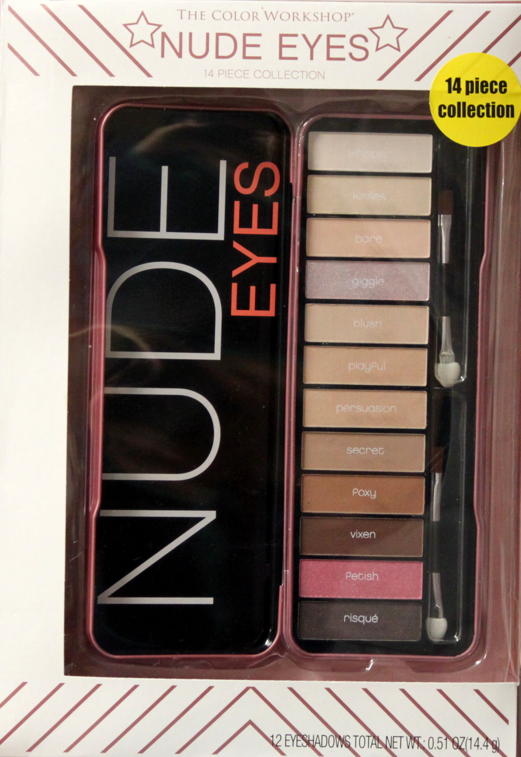 The Color Workshop Nude Eyes 14 Piece Collection Gift Set