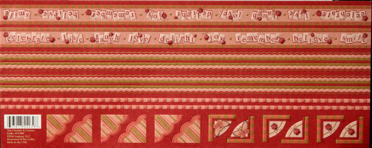 K & Company Tim's Borders & Corners Embossed Stickers Embellishments - SCRAPBOOKFARE