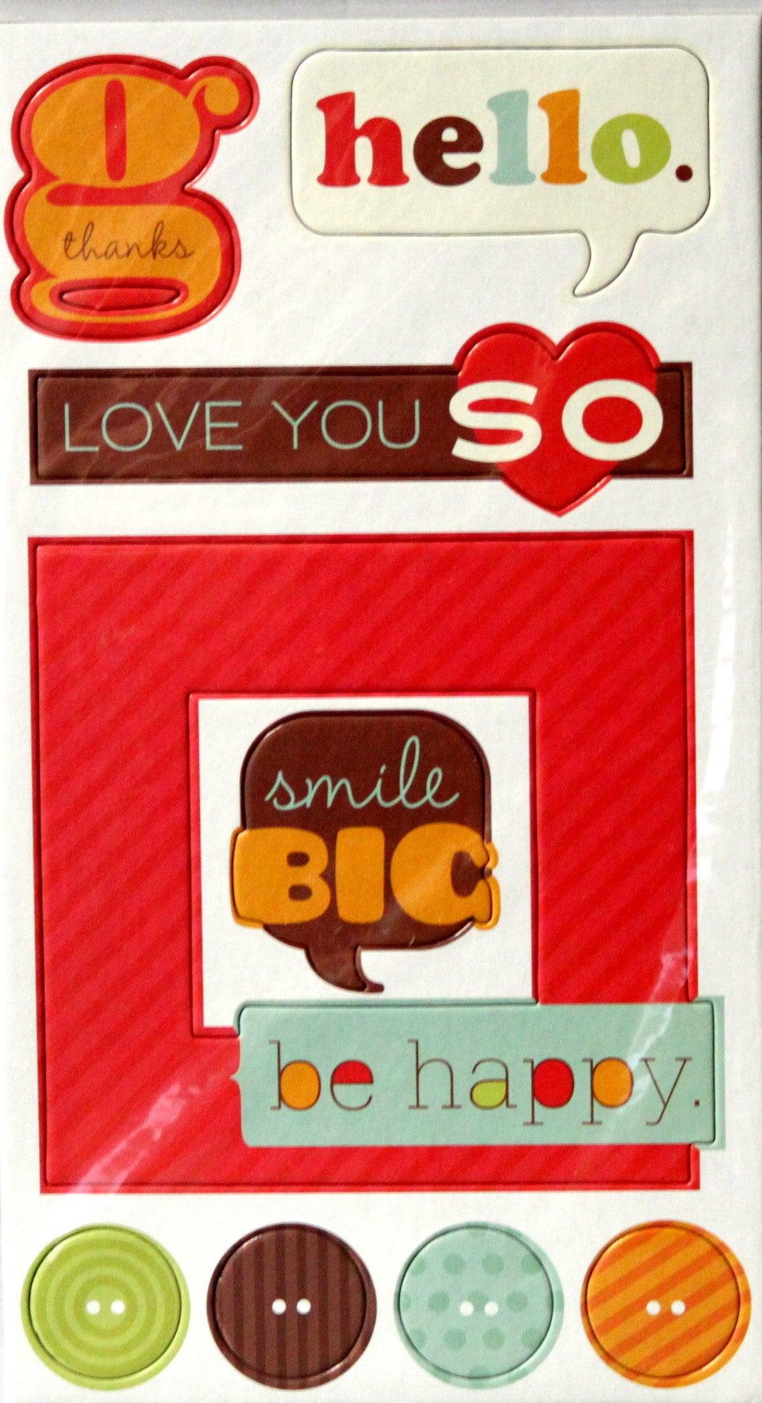 Chipboard Sentiments Punchouts Embellishments - SCRAPBOOKFARE