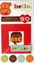 Chipboard Sentiments Punchouts Embellishments - SCRAPBOOKFARE
