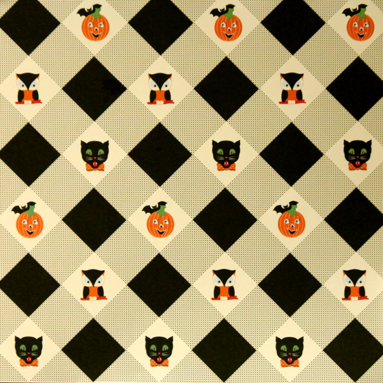 Martha Stewart Crafts Holiday Halloween Elements 12" x 12" Designer LT. Cardstock Scrapbook Paper