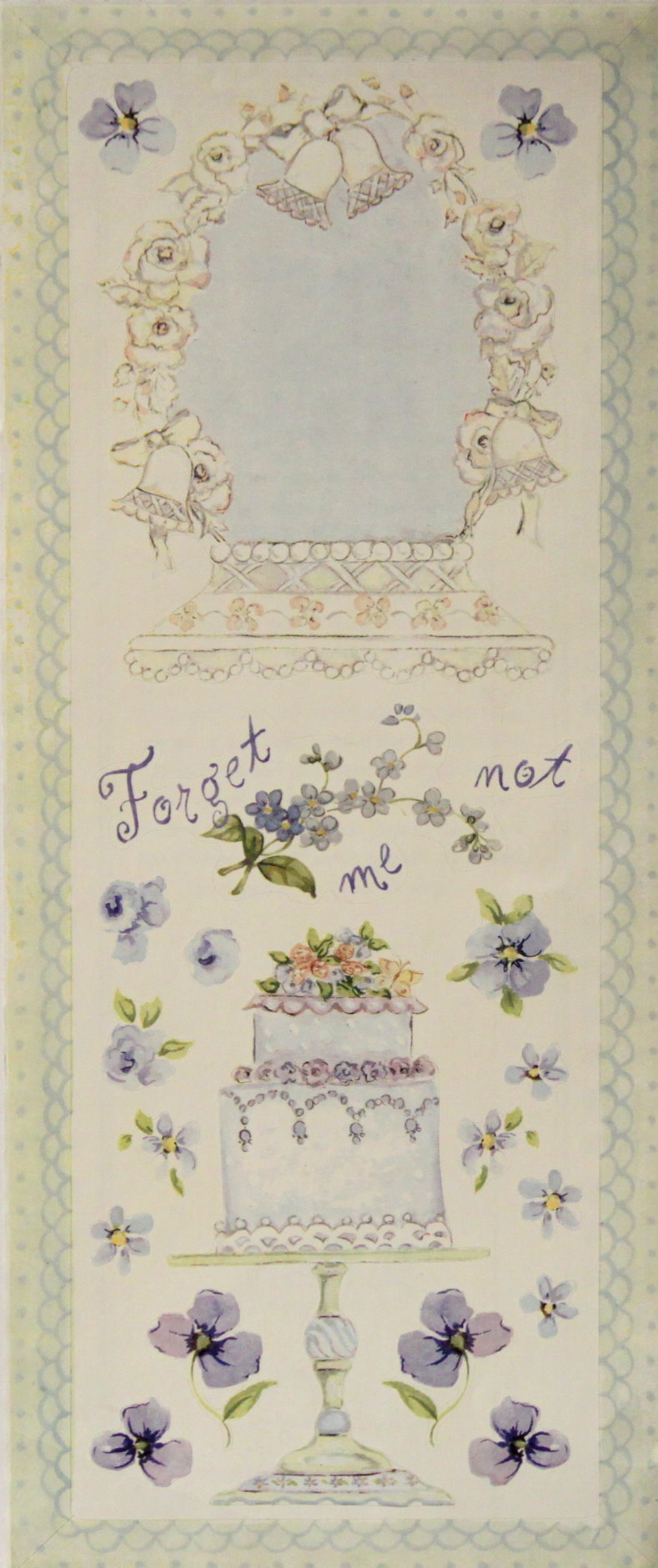 Colorbok Tracy Porter Forget Me Not Scrapbook Stickers Embellishments