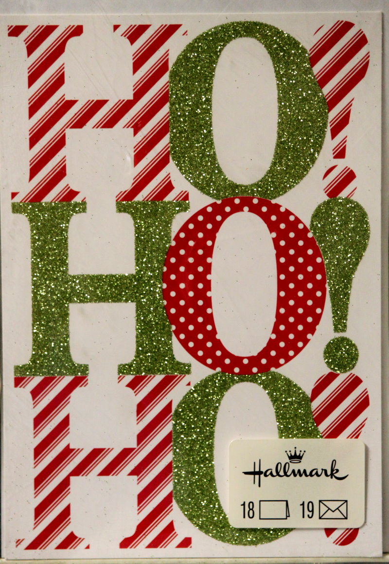Hallmark Ho! Ho! Ho! Christmas Cards & Envelopes Set