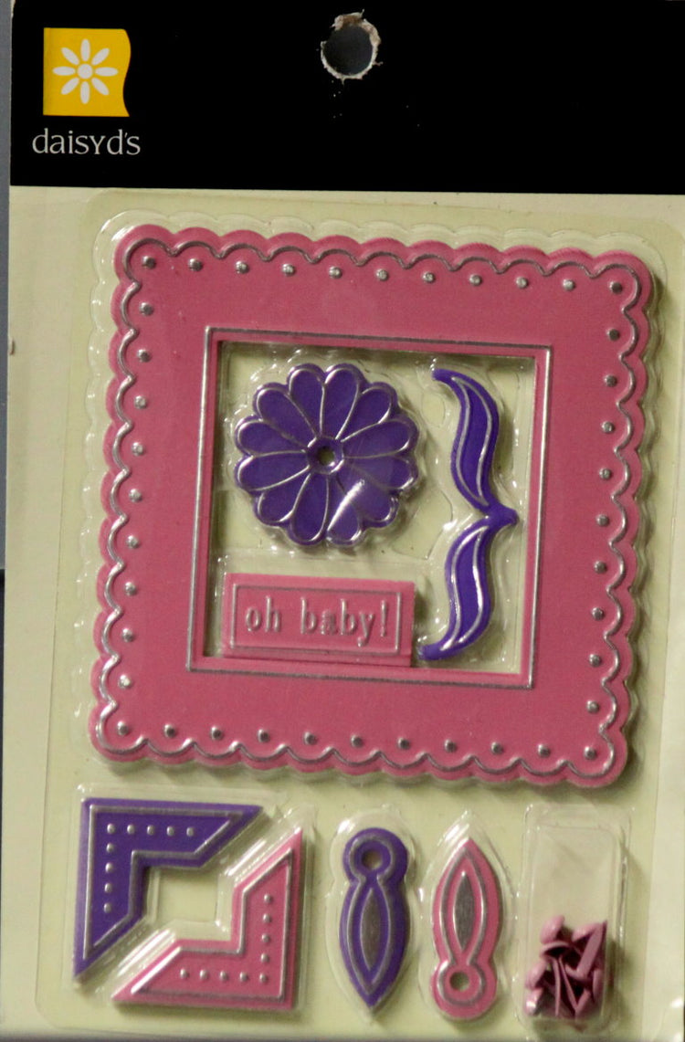 Daisyd's Oh Baby Metal Infused Embellishments Set