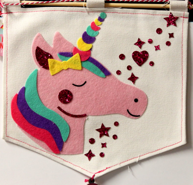 Magical Unicorn Banner Decorative Wall Hanging