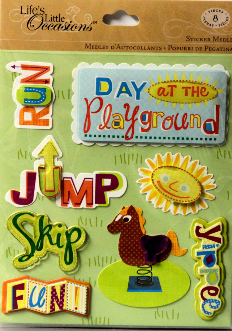 K & Company Life's Little Occasions Playground Sticker Medley