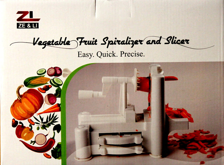 ZE & LI Vegetable Fruit Spiralizer & Slicer