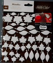 American Crafts Studio Calico Mistables Fabric Leaves Stickers Shapes