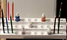 Handmade Wooden Craft Glue & Colored Pencil Organizer