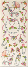 PrintWorks Annette Aelen Watkins Baby Blossom Layette Scrapbook Stickers Embellishments