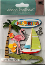Jolee's Boutique Florida Dimensional Scrapbook Stickers