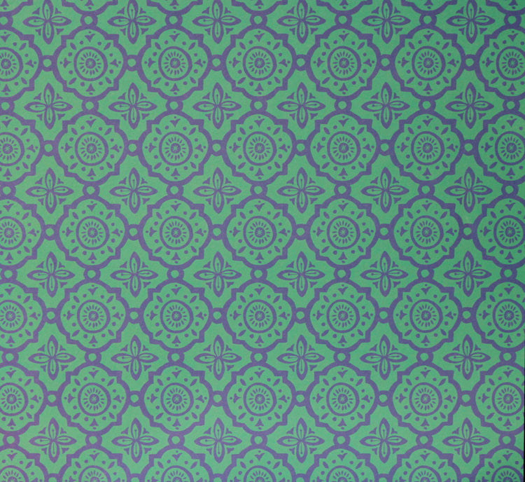 Craft Smith 12 X 12 Boho Tropical Teal Motiffs Cardstock Scrapbook Paper - SCRAPBOOKFARE