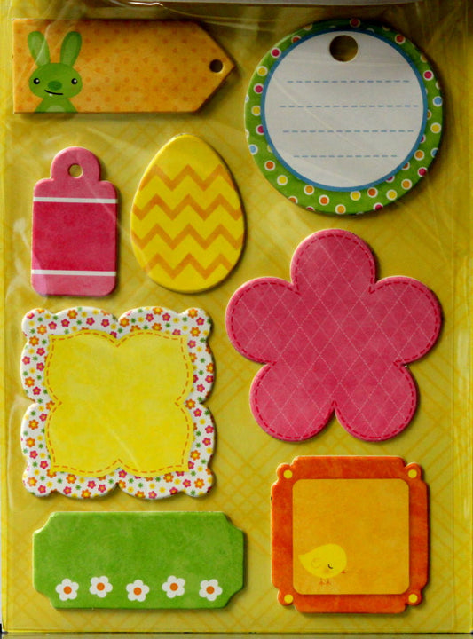 TPC Studio Sunny Bunny Tags & Phrases Matteboard Stickers & Rub-ons