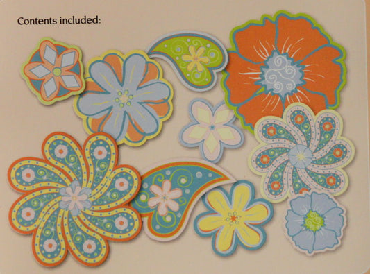 Cloud 9 Design Sunrise Smoothie Sparkle Cardstock Die-Cuts Embellishments