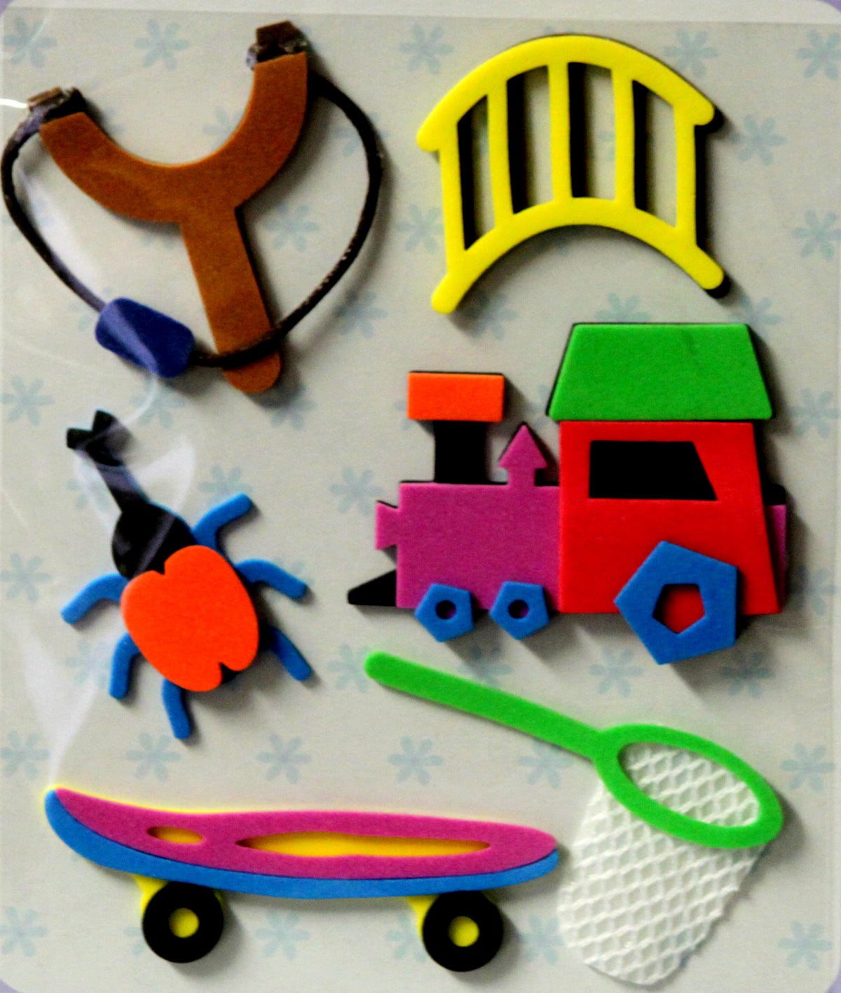 Boy's Toys Dimensional Foam Scrapbook Stickers - SCRAPBOOKFARE