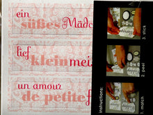 Me & My Big Ideas Soft Spoken Baby Girl International Dimensional Sticker Embellishments