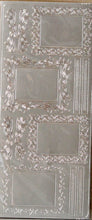 Dazzles Metallic Silver Frames & Elements Stickers - SCRAPBOOKFARE