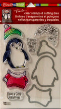 Stampendous! Fran's Christmas Penguin Clear Stamps & Cutting Dies