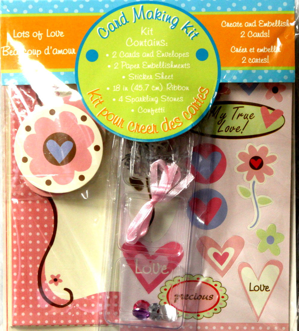 Lots Of Love Card Making Kit. - SCRAPBOOKFARE