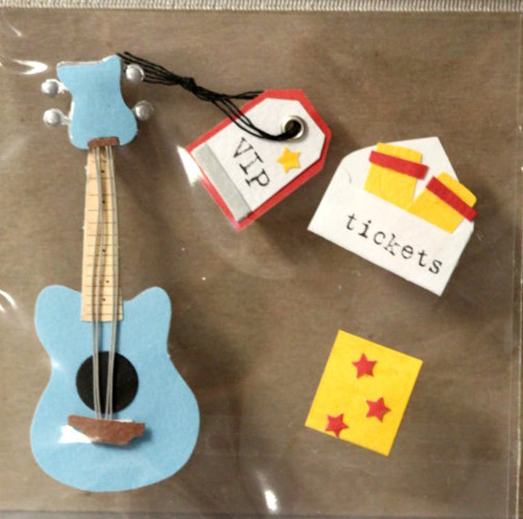 JoAnn Craft Essentials Rock On Card Embellishments