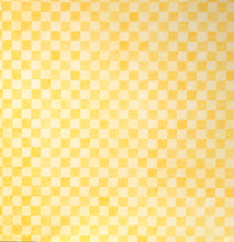 Provo Craft Buttercream Basic Checks Printed 12 x 12 Scrapbook Paper