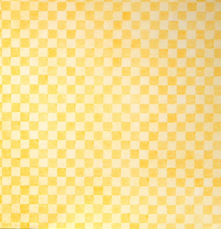 Provo Craft Buttercream Basic Checks Printed 12 x 12 Scrapbook Paper