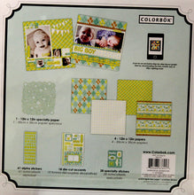 Colorbok 12 x 12 Baby Boy Scrapbook Page Kit