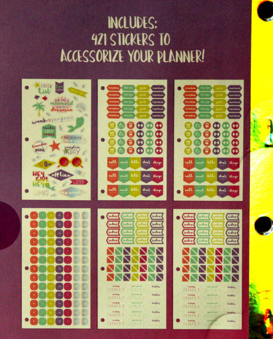 Planner Clear Sticker Book Embellishments