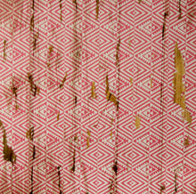 The Paper Studio 12 X 12 Boho Vibes Tattered Pink Chevron Textured Scrapbook Paper