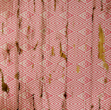 The Paper Studio 12 X 12 Boho Vibes Tattered Pink Chevron Textured Scrapbook Paper