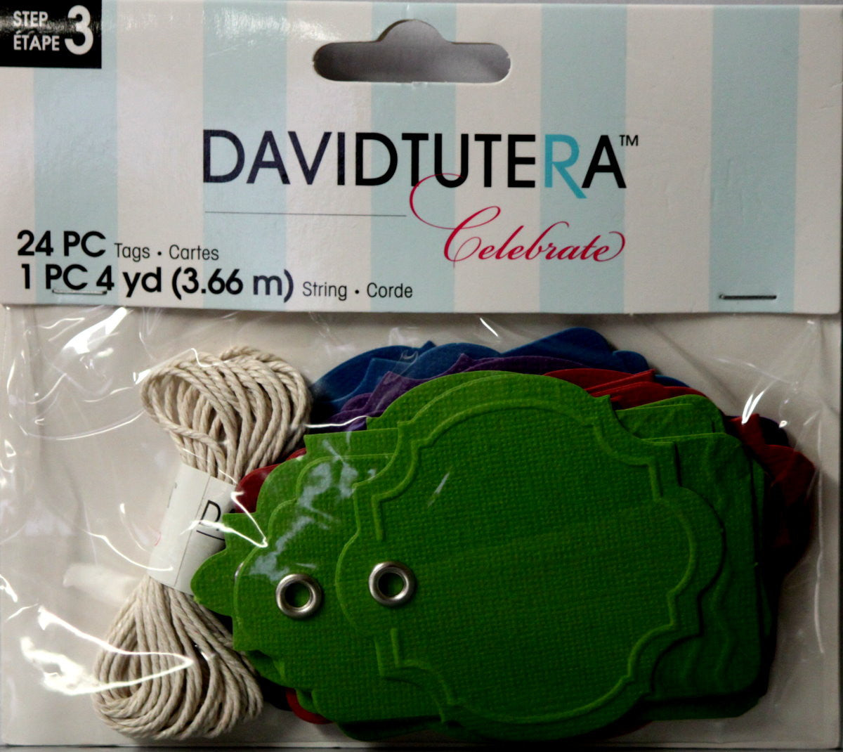 David Tutera Celebrate Tags Embellishments - SCRAPBOOKFARE