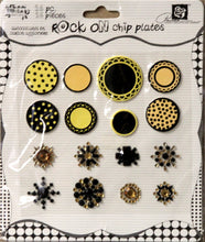 Prima Rock On Chip Plates Adhesive Gems and Fancy Pieces Embellishments #2