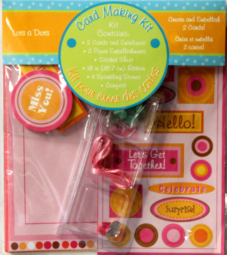 Lots A Dots Any Occasion Card Making Kit. - SCRAPBOOKFARE