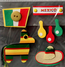 JoAnn Craft Essentials Mexico Card Embellishments Dimensional Stickers