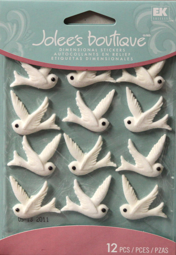 Jolee's Boutique Doves Cabochons Dimensional Stickers