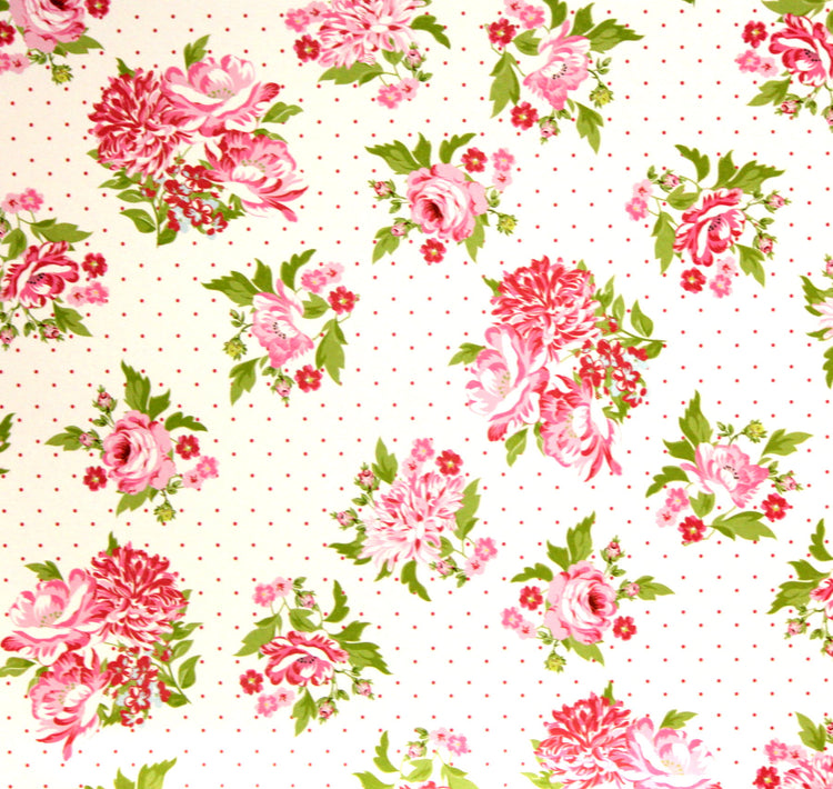 First Edition Paper Pretty Posy 12 x 12 Pink Florals Specialty Heat Embossed Cardstock Paper