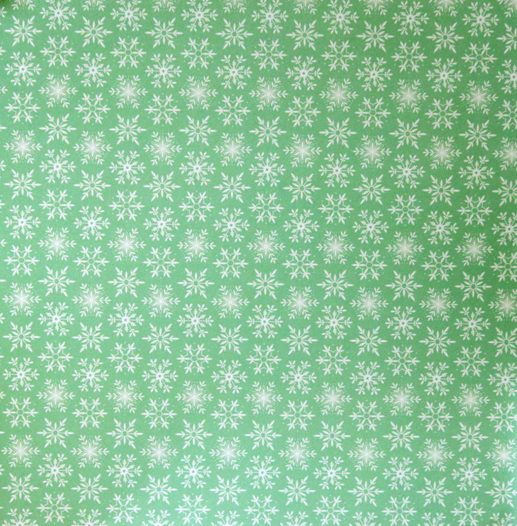 Martha Stewart Crafts Holiday Winter Snowflakes 12" x 12" Designer LT. Cardstock Scrapbook Paper